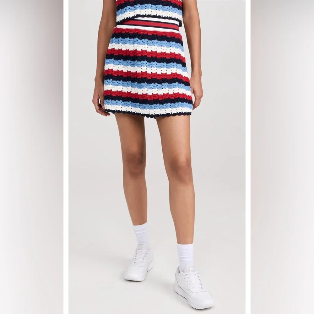 The Upside Women's Chantilly Crochet Rue Skirt‎ NWT